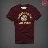 heren abercrombie fitch korte tees established 1892 new york donkerrood geel Lage Prijs x93tn719